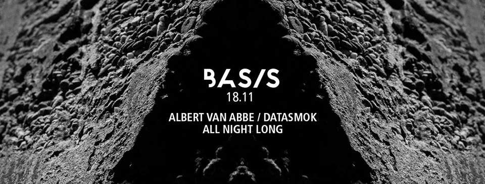 Basis// Albert van Abbe x Datasmok All Night Long - Página frontal
