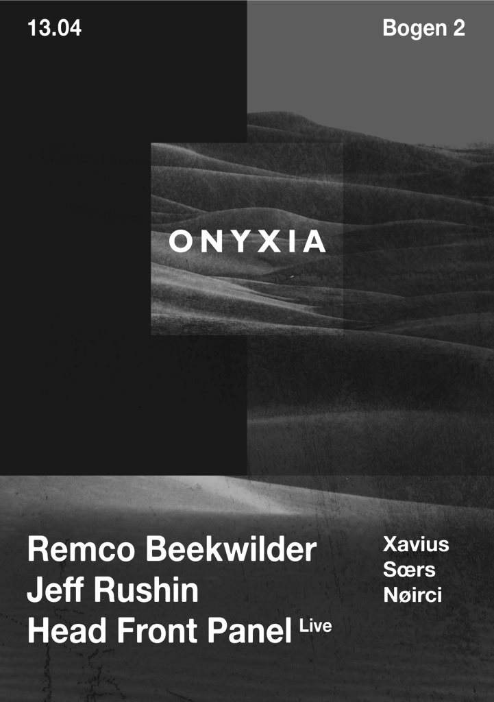 Onyxia with Remco Beekwilder / Jeff Rushin / Head Front Panel - フライヤー表