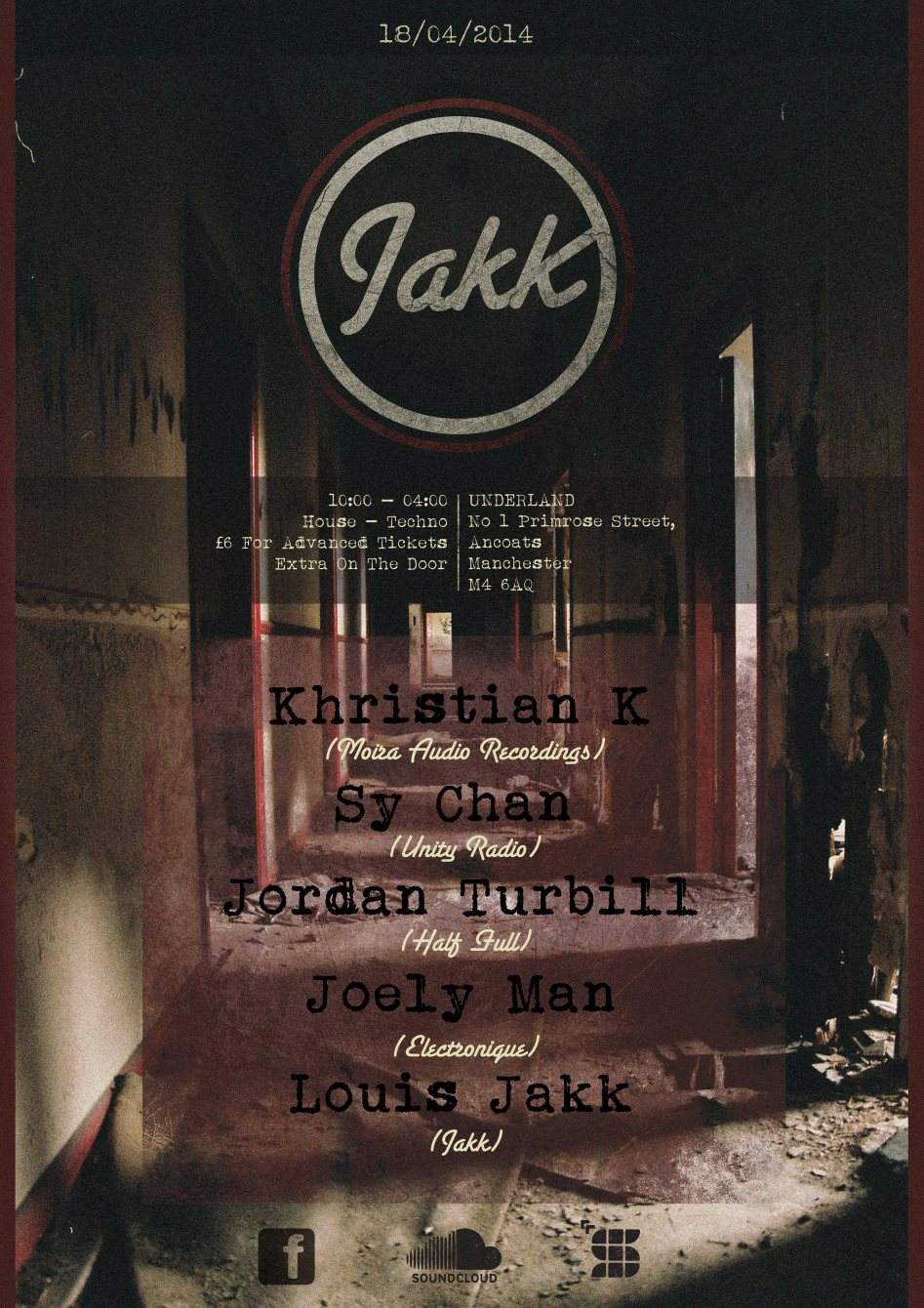 Jakk presents Khristian K/ Sy Chan/ Jordan Turbill/ Joely Man/ Louis Jakk - Página frontal