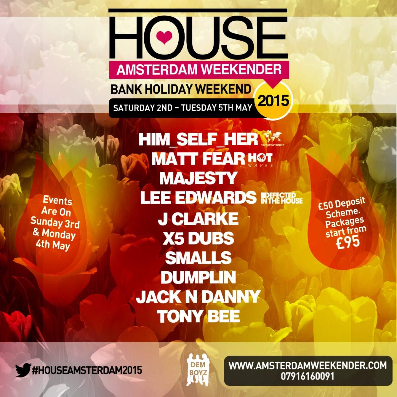 House Amsterdam Weekender 2015 - Página frontal