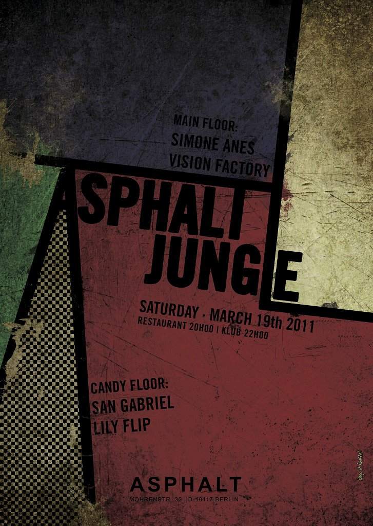 Asphalt Jungle - フライヤー表
