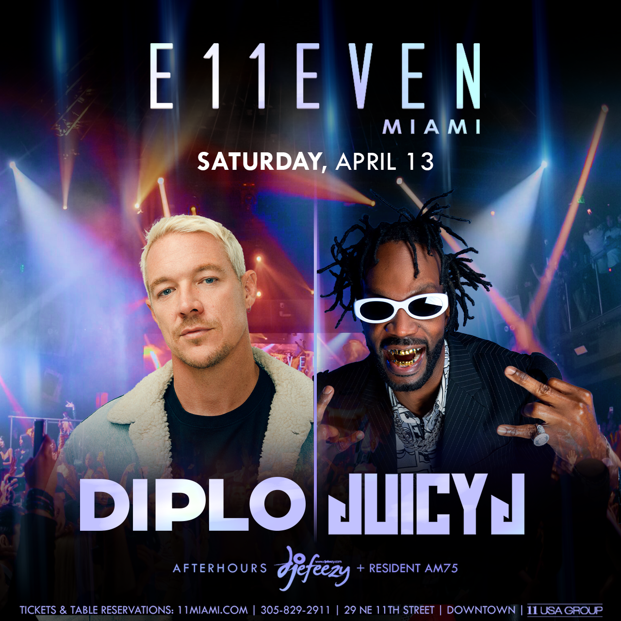Diplo + Juicy J at E11EVEN MIAMI & ROOFTOP, Miami
