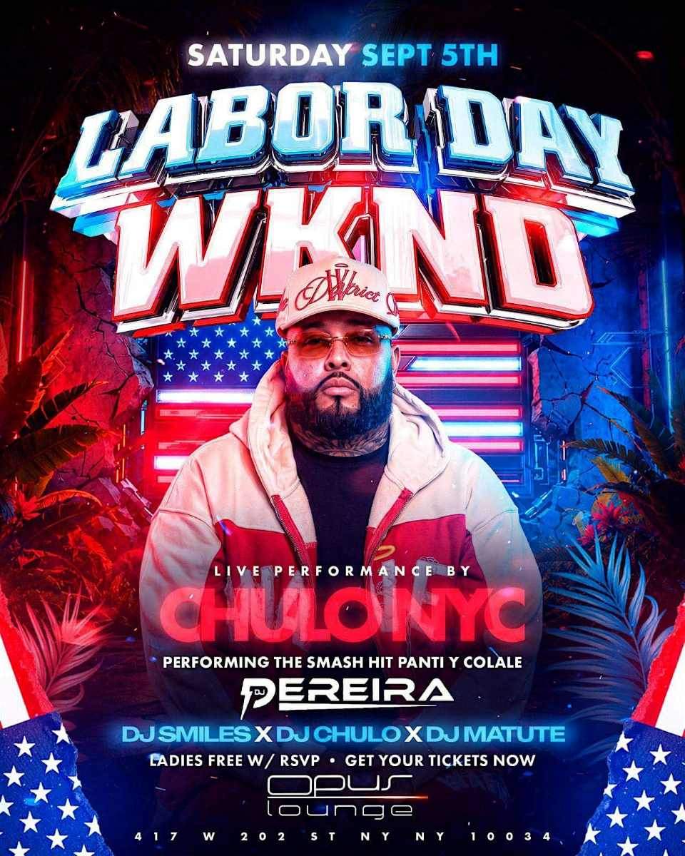 Labor Day Weekend Party NYC at Opus Lounge, New York City