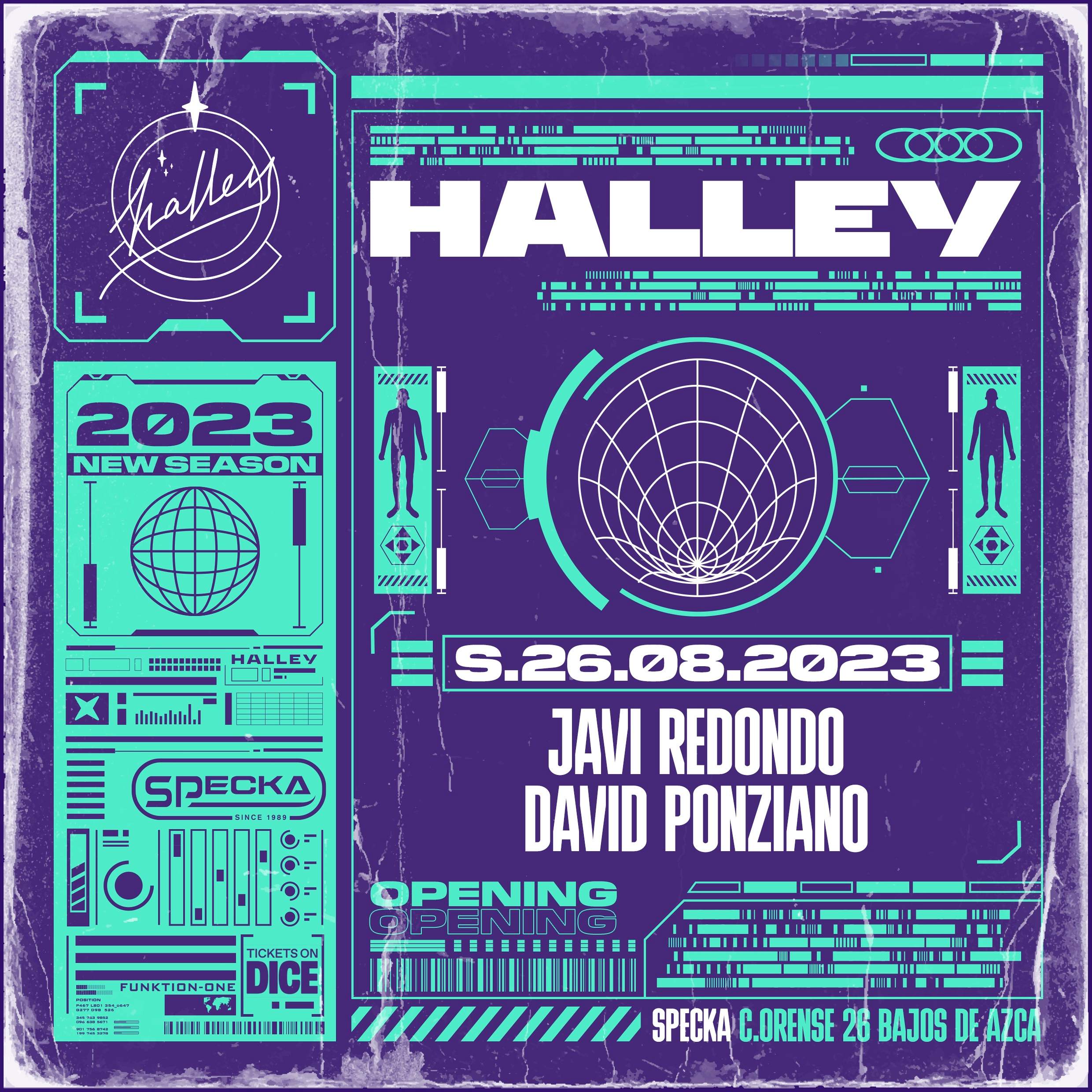 Javi Redondo + David Ponziano - Halley Club - Página frontal