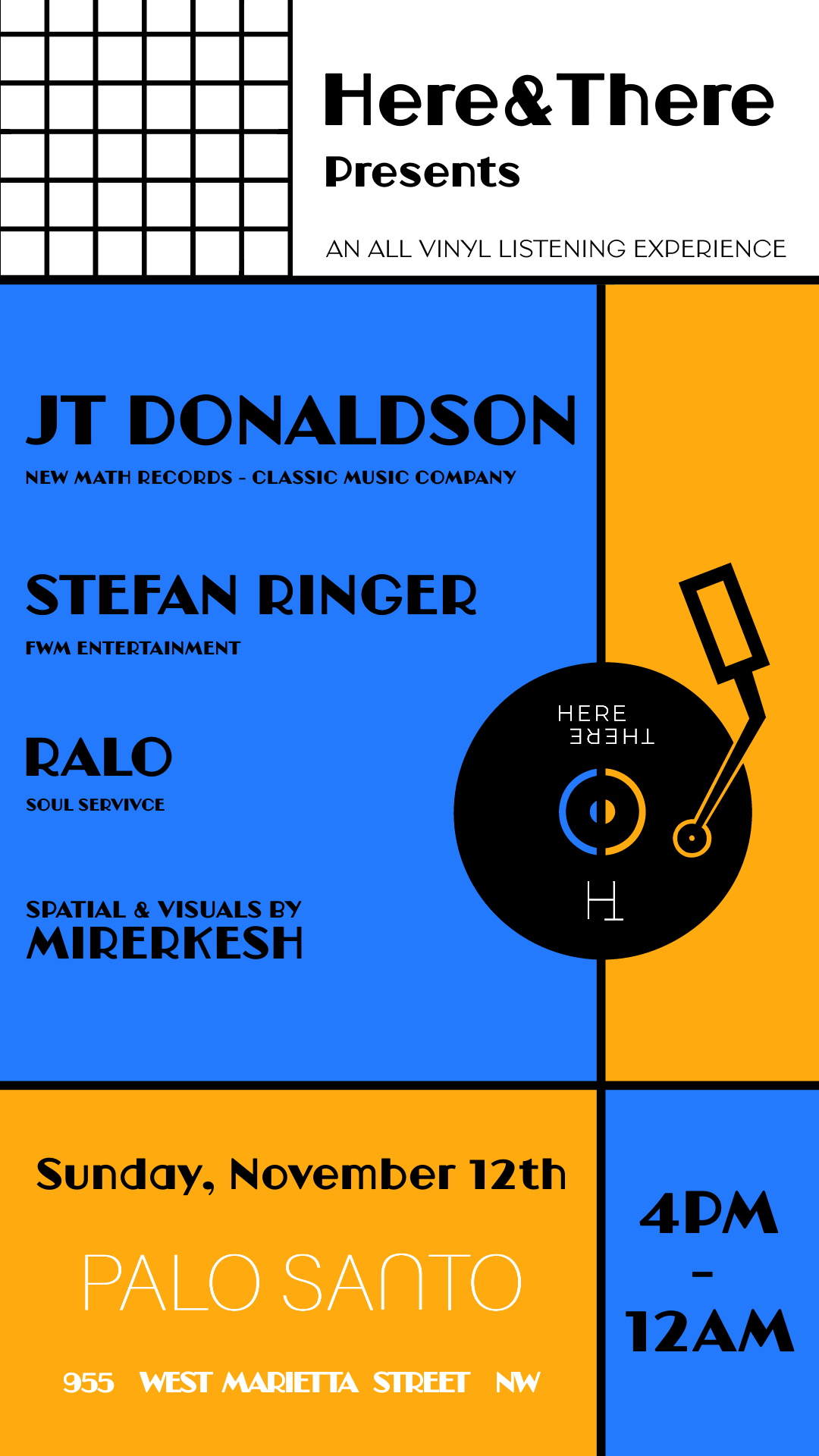 Here&There presents: JT Donaldson - フライヤー表