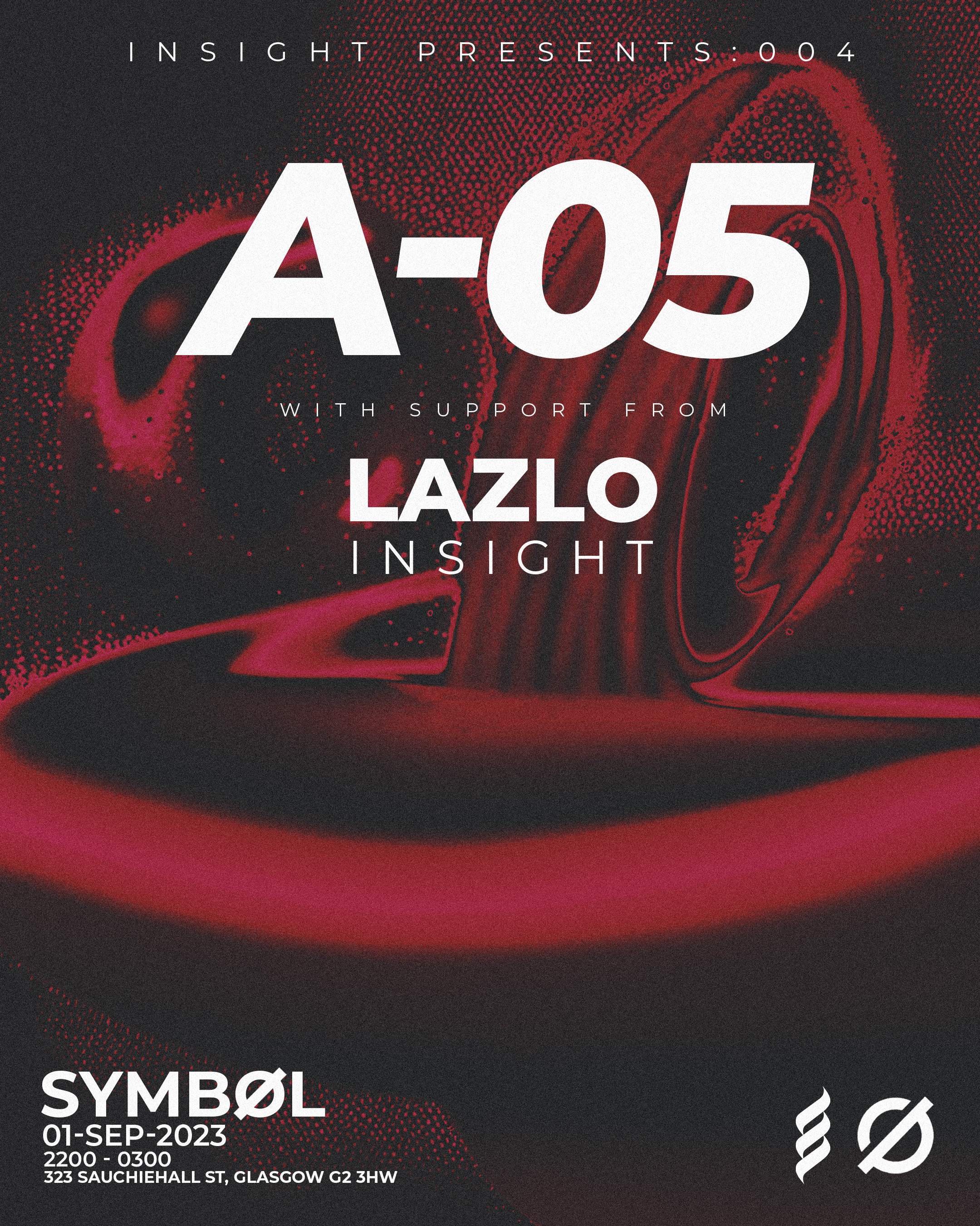 Insight 004 - A-05, Lazlo, Insight [CANCELLED] - フライヤー表