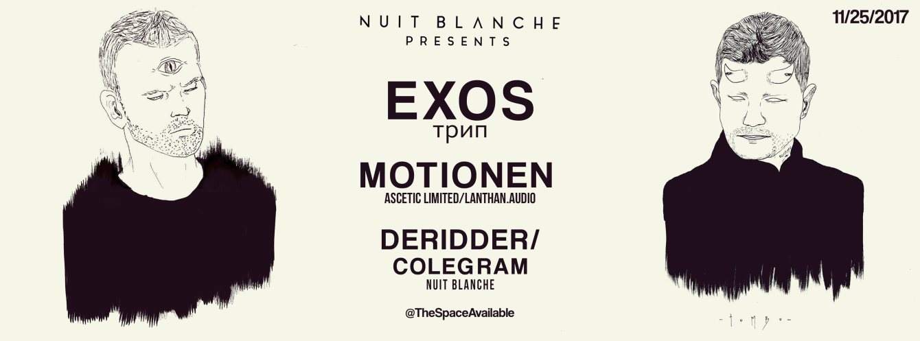 Nuit Blanche presents: Exos LA Debut with Motionen & Guests - Página frontal