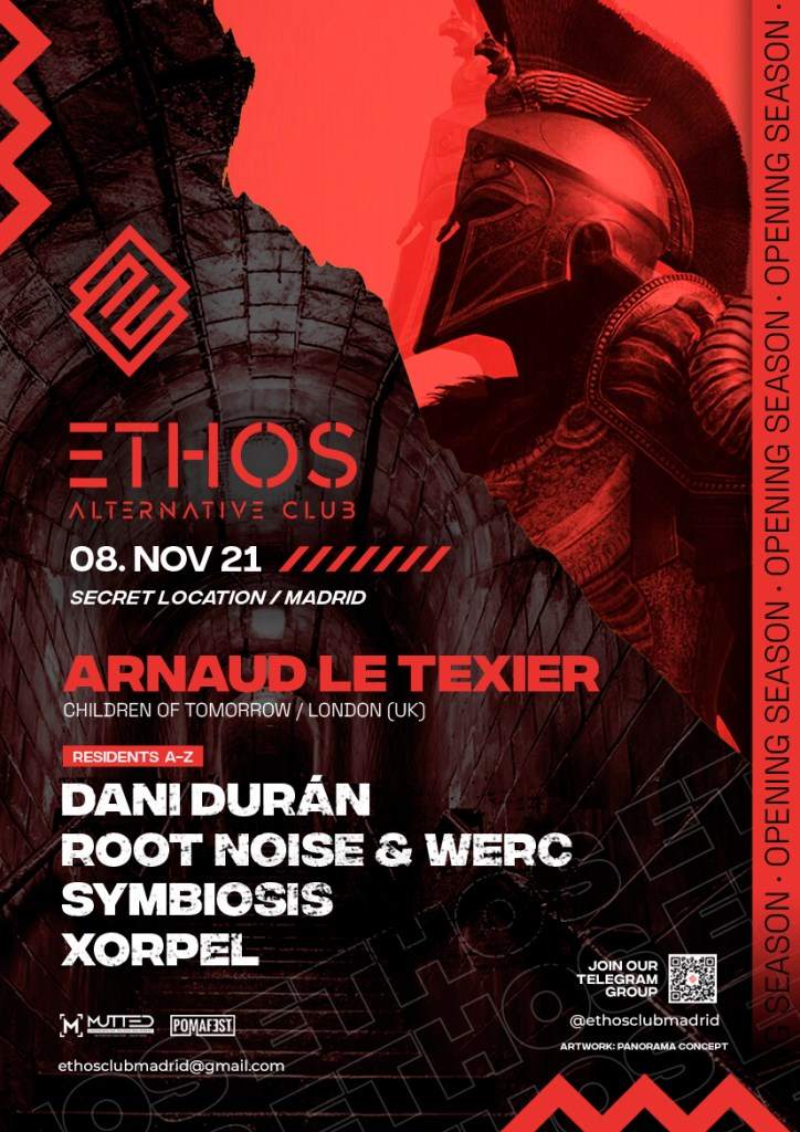 ETHOS Alternative Club - Opening // with Arnaud le Texier - Página frontal