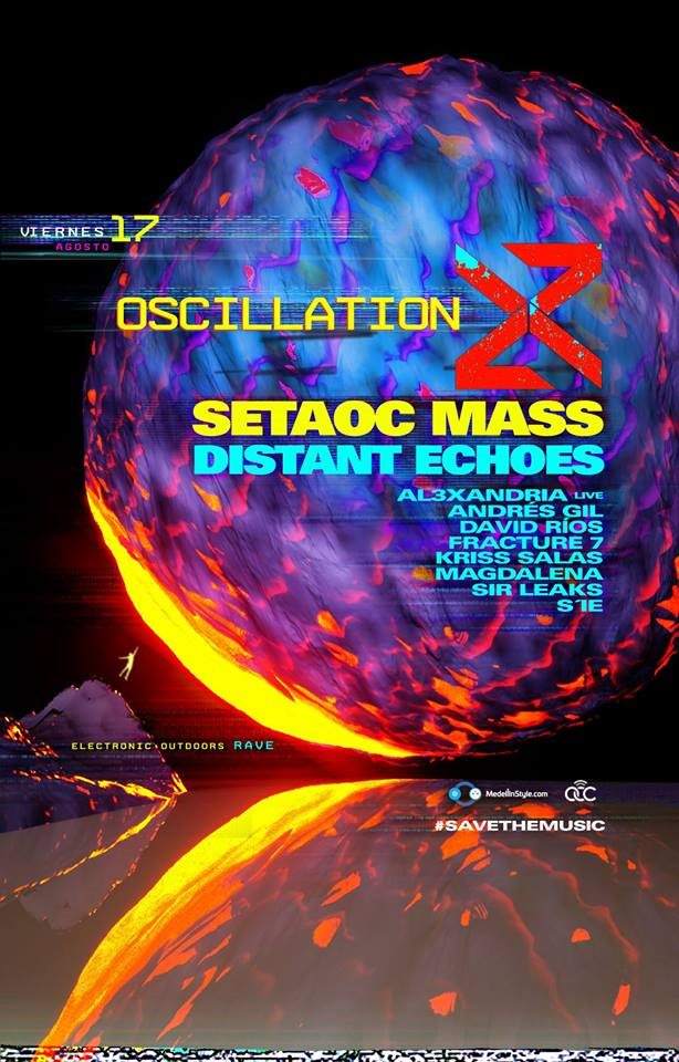 Oscillation Rave - Setaoc Mass Distan Echoes - Página frontal