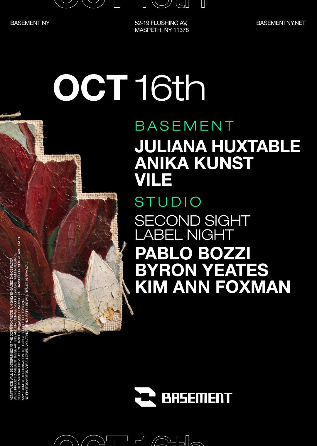 Juliana Huxtable / Anika Kunst / VILE / Pablo Bozzi / Byron Yeates