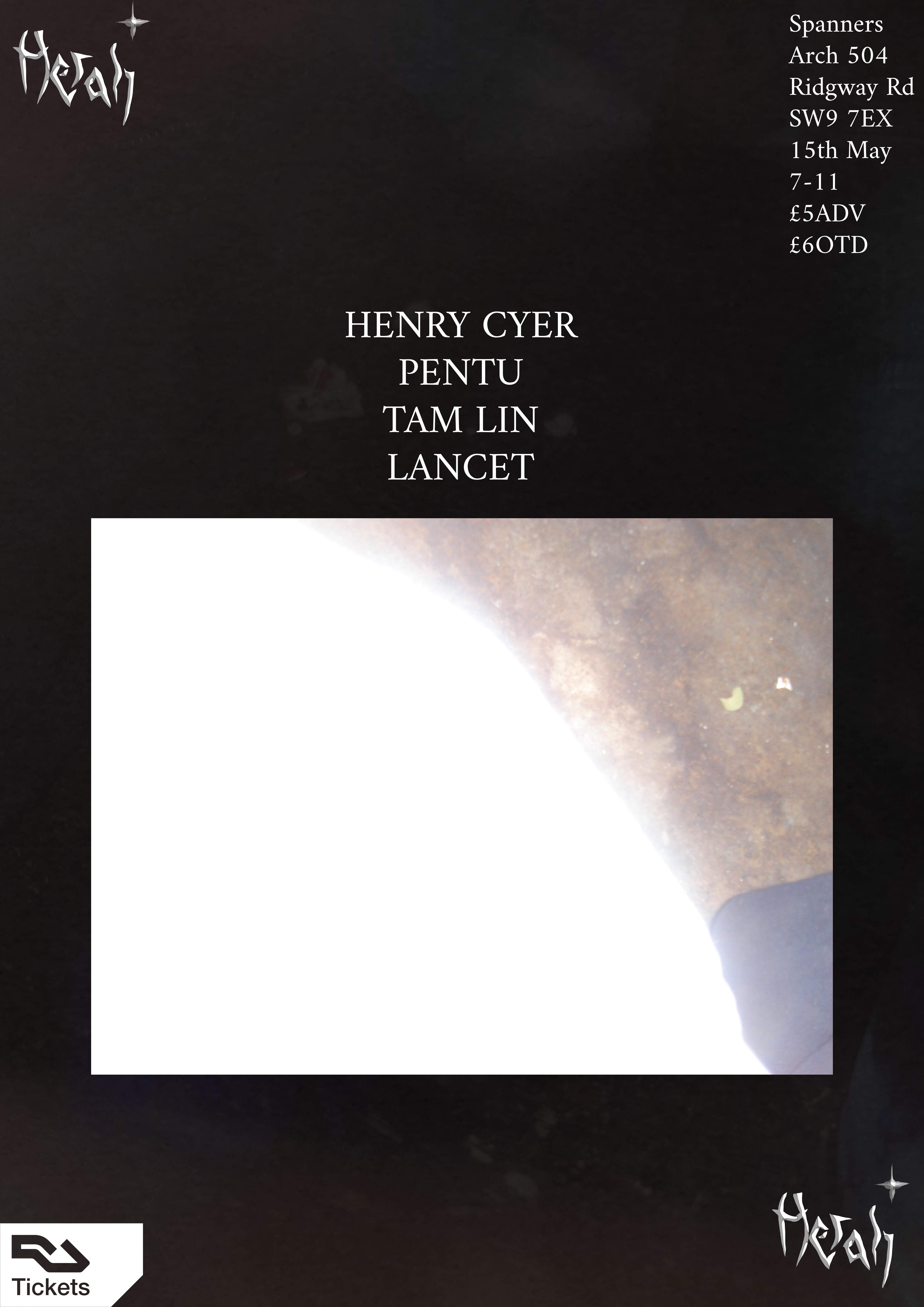 Herah 03: Henry Cyer, Pentu, Tam Lin, Lancet - Página frontal