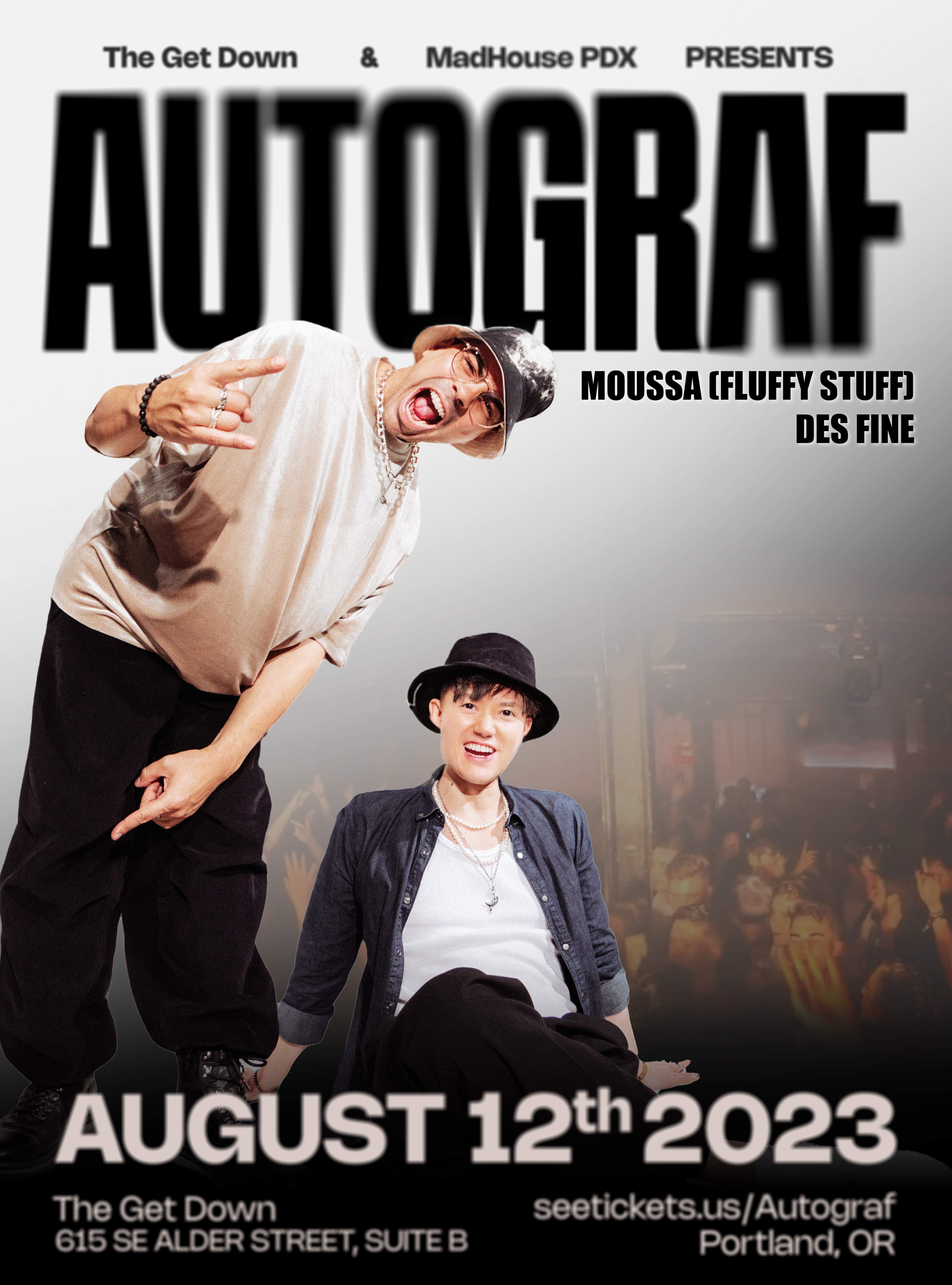 Autograf at The Get Down, Portland