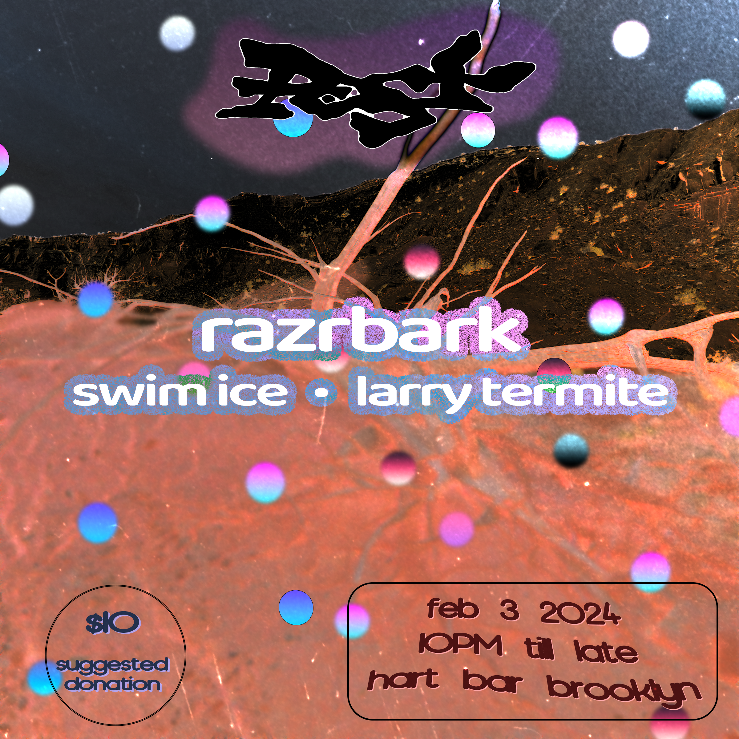 Pest: Razrbark / Swim Ice / Larry Termite - Página frontal