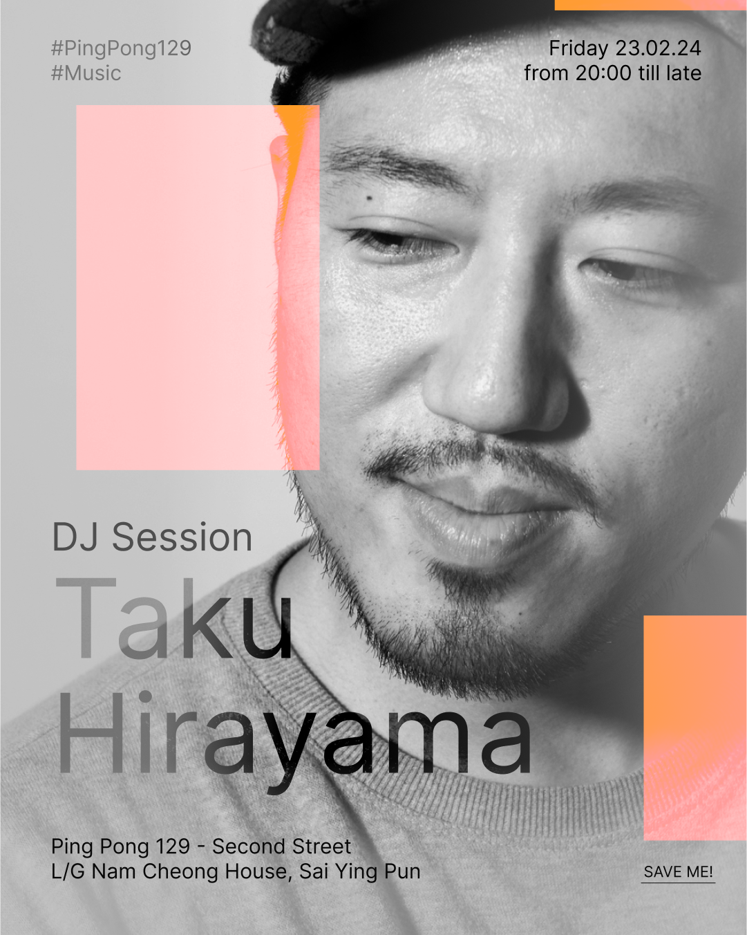 Taku Hirayama - フライヤー表