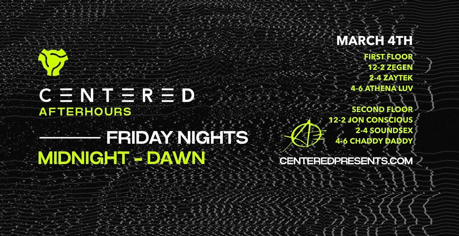 Centered Afterhours, Fridays at Aether Honolulu at TBA, Hawaii