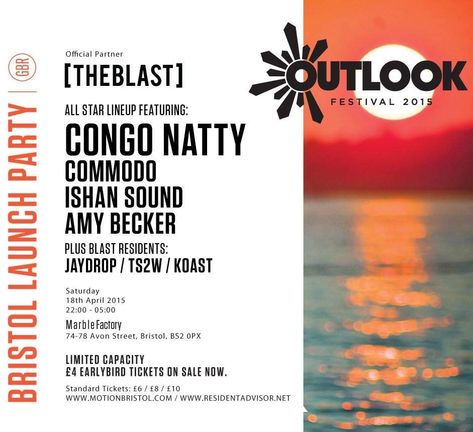 The Blast present Outlook Launch Party - Página frontal