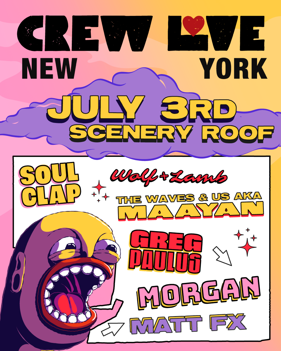 Scenery Roof: Crew Love Independence Day Weekend - フライヤー裏