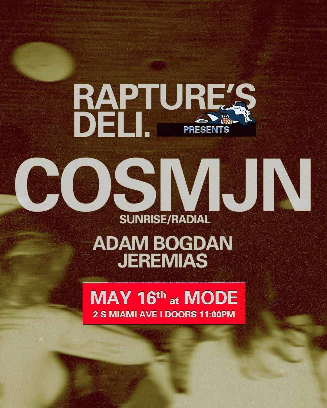 RAPTURE'S DELI special - Cosmjn [Romania, Sunrise/Radial] - フライヤー表