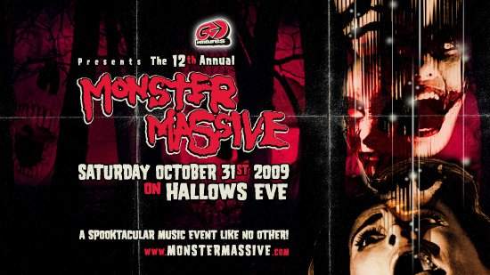 Monster Massive 2009 - フライヤー表