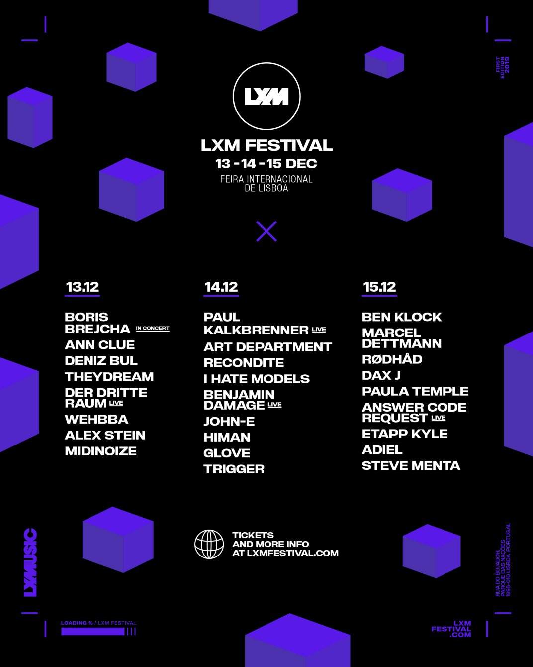 LXM Festival 2019 - Página trasera