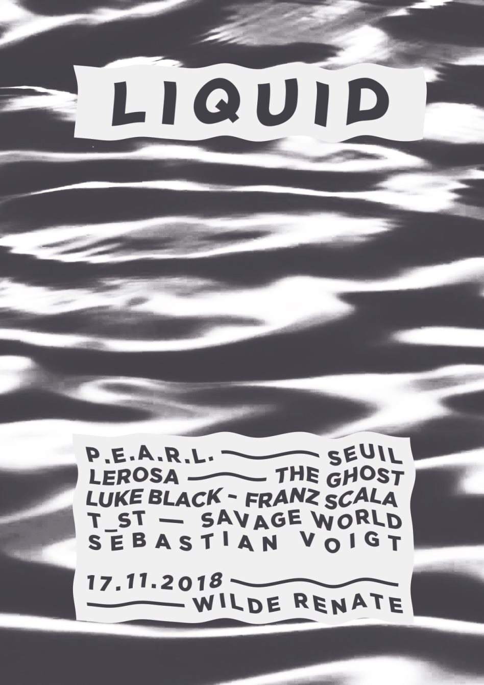 Liquid w. P.E.A.R.L., Seuil, Lerosa & More - Página frontal