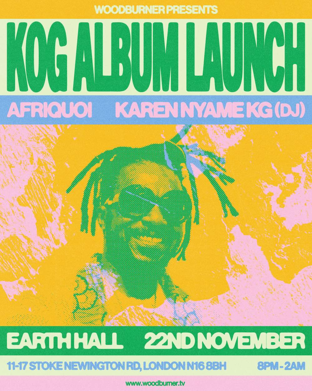 K.O.G Album Launch + Afriquoi + Karen Nyame KG - フライヤー表