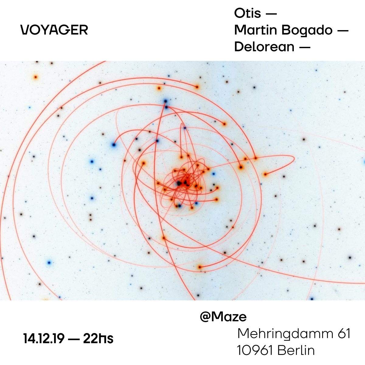 Voyager with Otis, Martin Bogado - Página frontal
