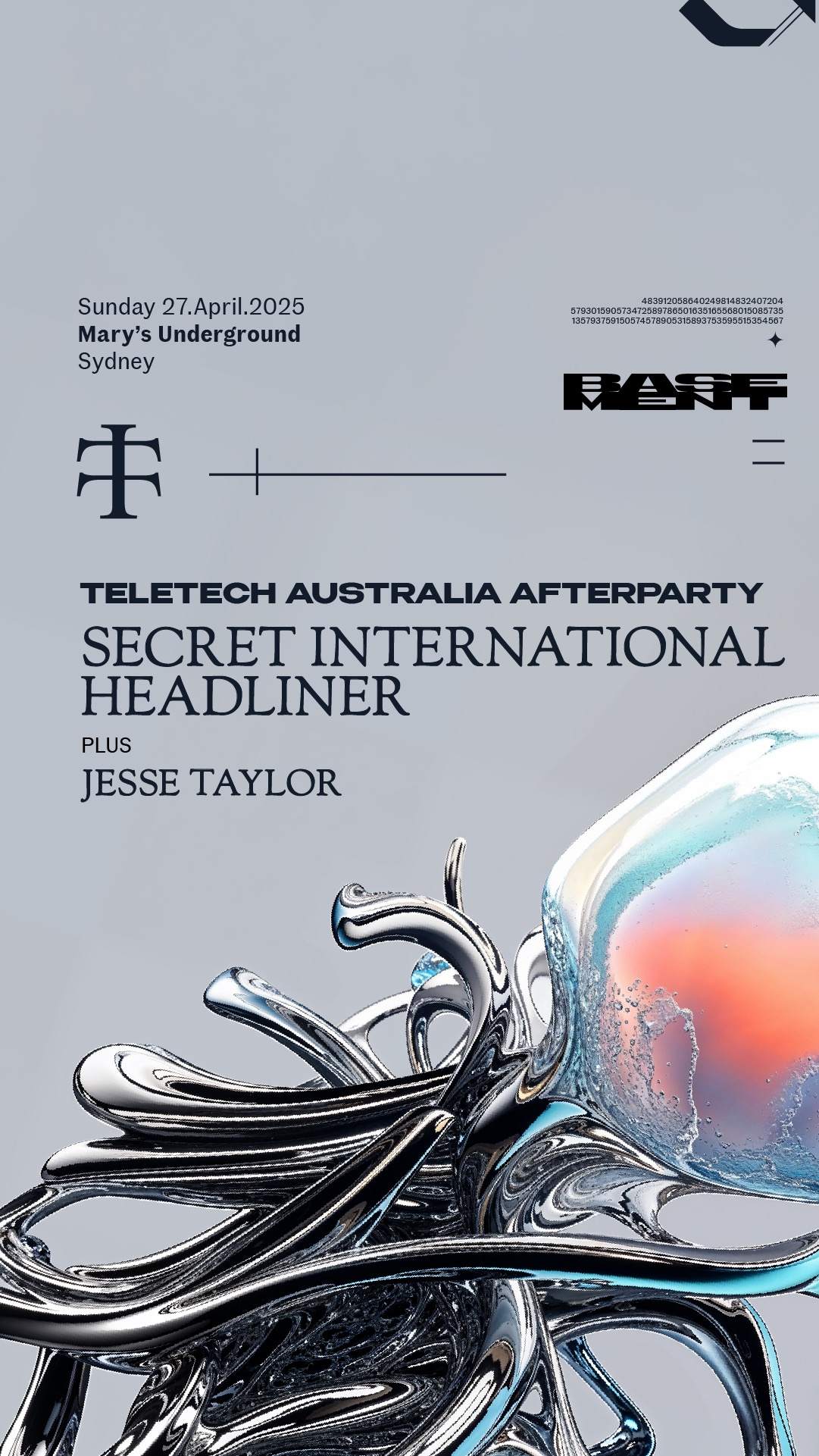 BASEMENT SYD - Teletech Afterparty at Mary's Underground, Sydney
