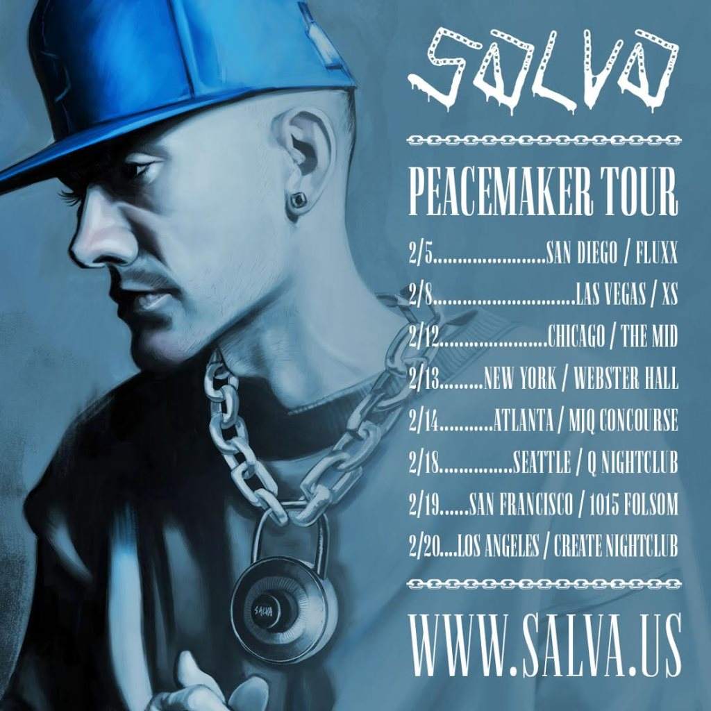 Salva - Peacemaker US Tour - Página frontal