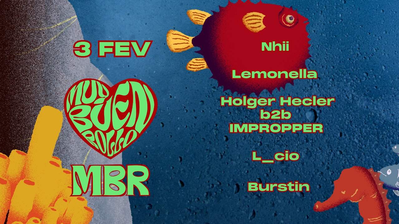 MBR 25: Nhii, Lemonella, Holger Hecler & L_cio - フライヤー表