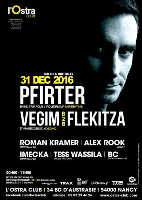 New Year 2017 with Pfirter + Vegim vs Flekitza & Guests - Página frontal