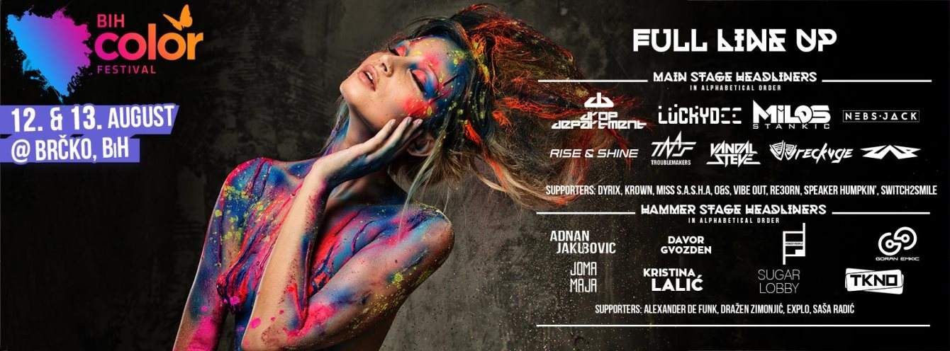 BiH Color Festival - Página frontal
