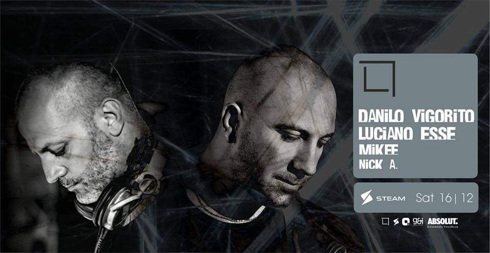 Deep Phase with Danilo Vigorito, Luciano Esse, Mikee, Nick A - フライヤー表