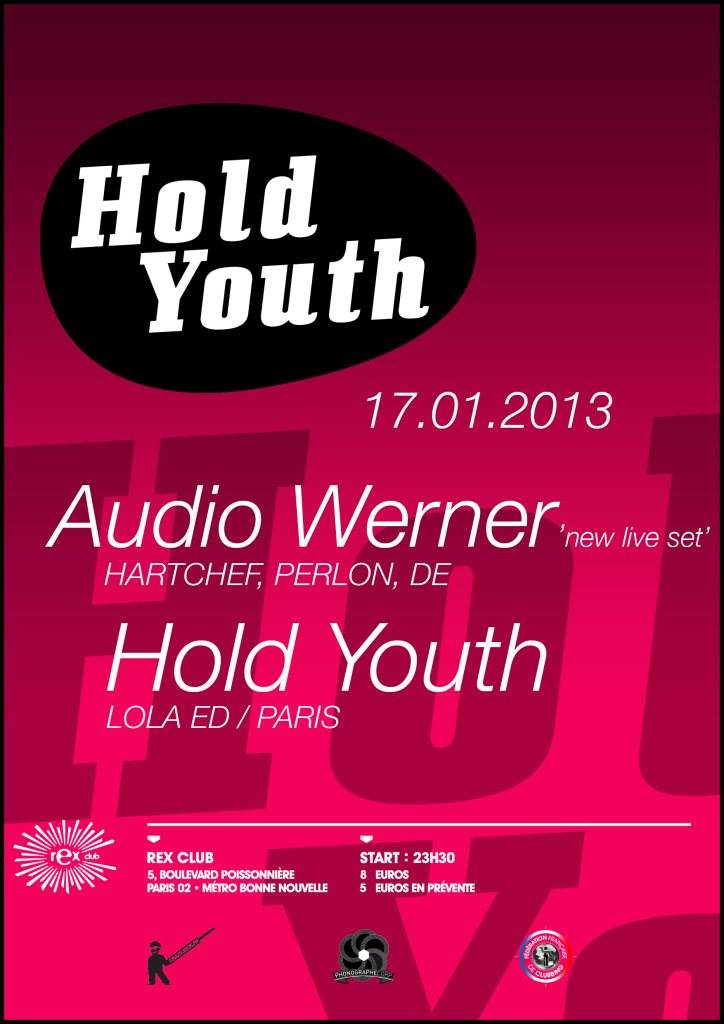 Hold Youth Présente: Audio Werner Live, Hold Youth & Le Loup - Página frontal