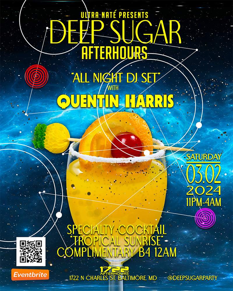 Deep Sugar Afterhours feat. Quentin Harris (NYC) - フライヤー裏