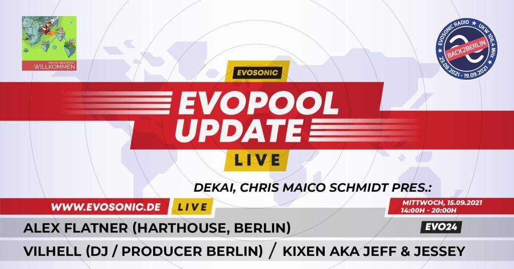 Evosonic Evopool Update Live aus Berlin - フライヤー表