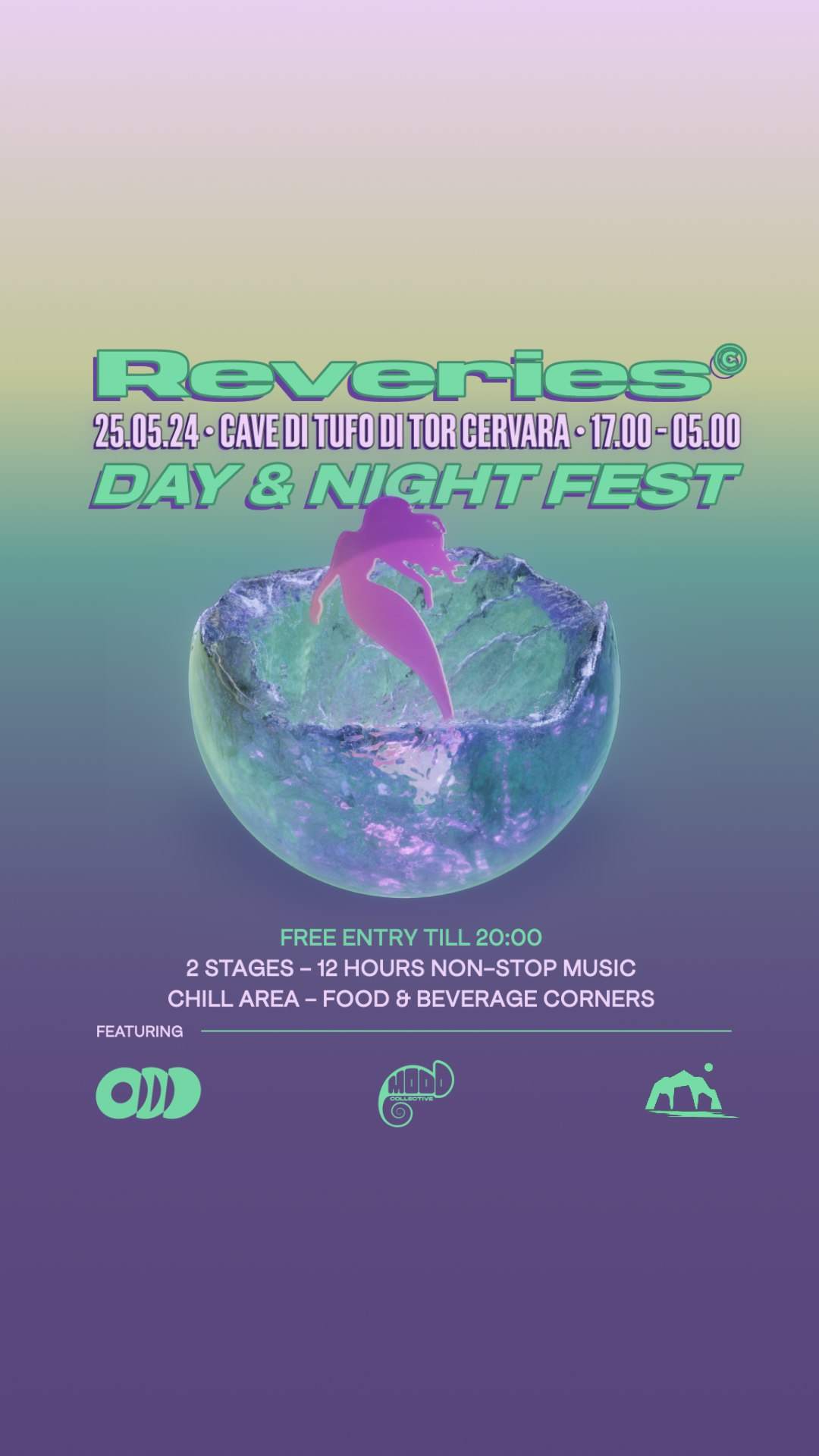 Reveries: Day & Night Fest - フライヤー裏