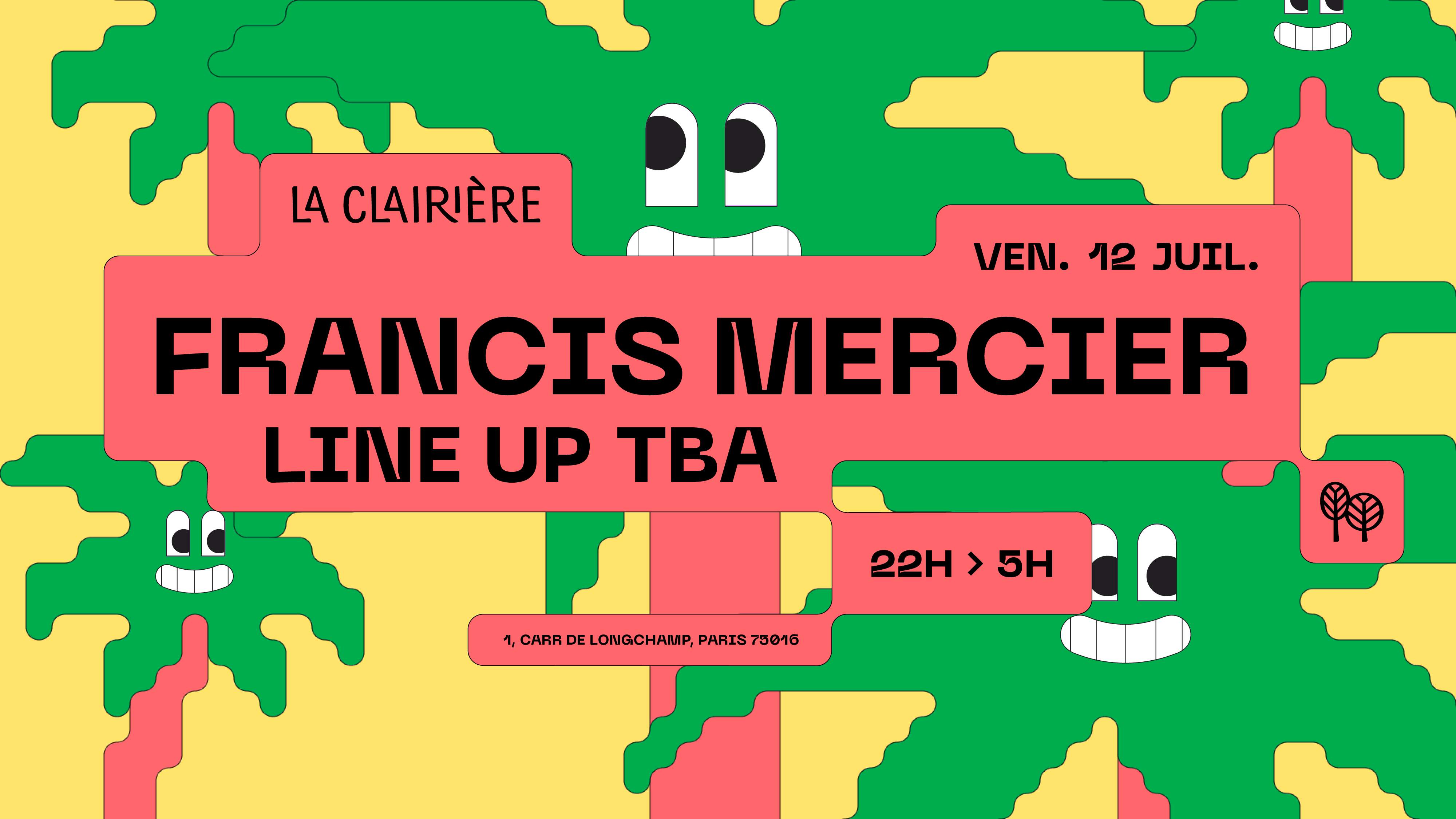 La Clairière: Francis Mercier - フライヤー表