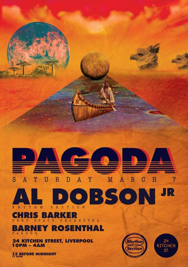 Pagoda presents Al Dobson Jr ***Rhythm Section*** - フライヤー裏