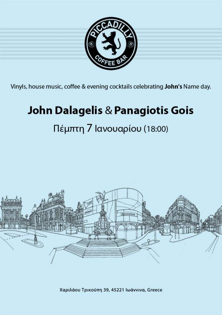 John Dalagelis - Página frontal