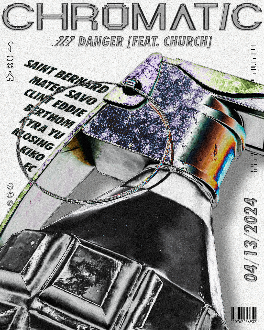 DANGER [Feat. Church] - Hosted by CHROMATIC - フライヤー表