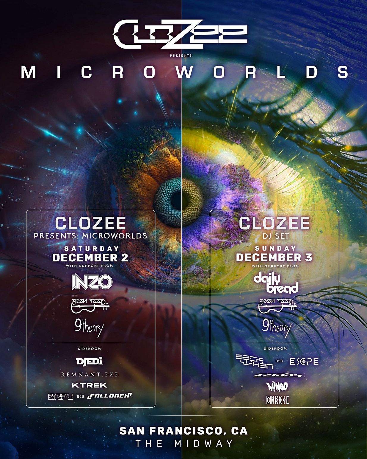 CloZee bei The Midway, San Francisco/Oakland