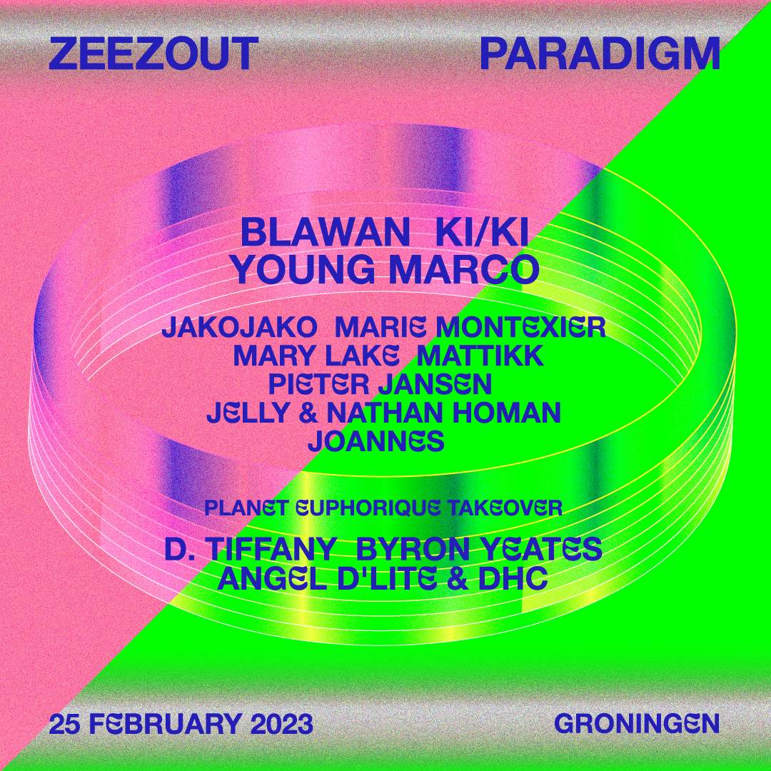 ZeeZout x Paradigm 2023 - フライヤー裏