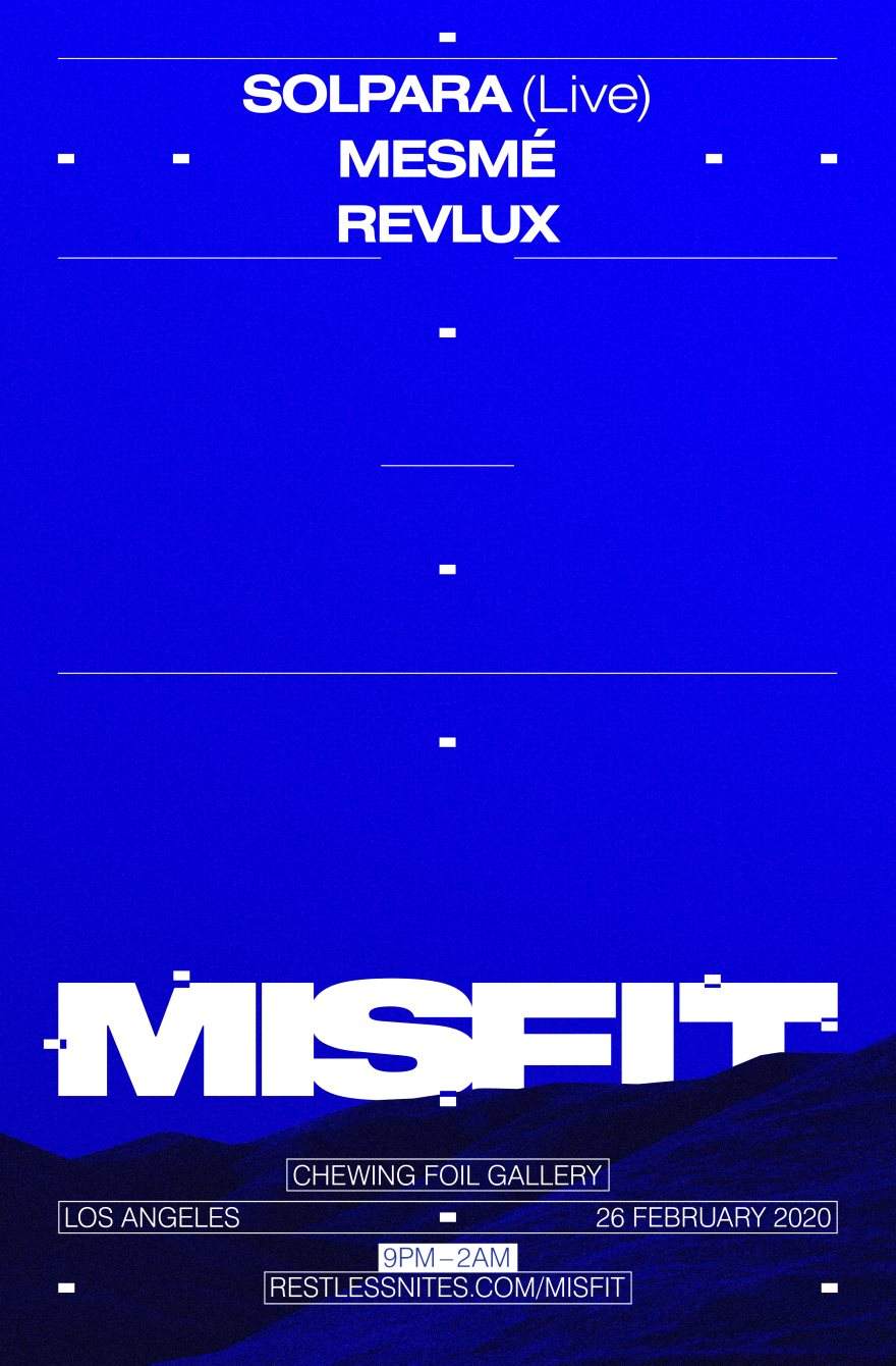 Misfit Nº47: Solpara (Live), Revlux, Mesmé - Página frontal
