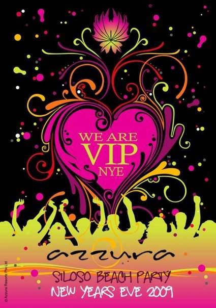 Azzura 'We Are Vip' Nye 2010 Siloso Beach Party Sentosa Island - Página frontal