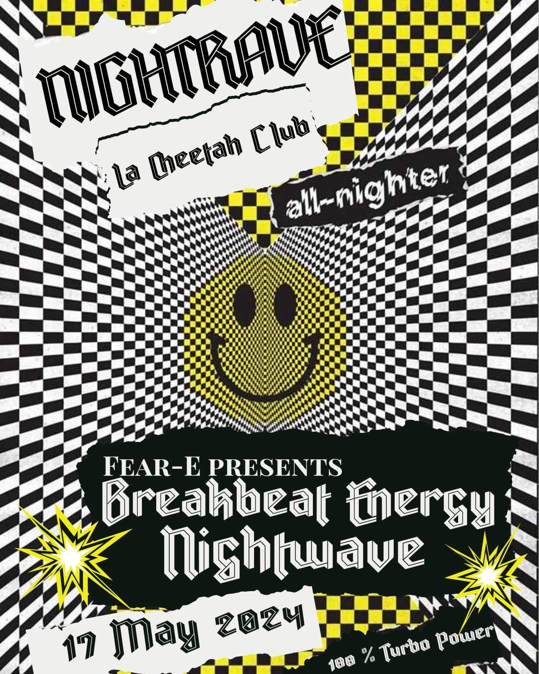 Nightrave with Nightwave & Breakbeat Energy - フライヤー表