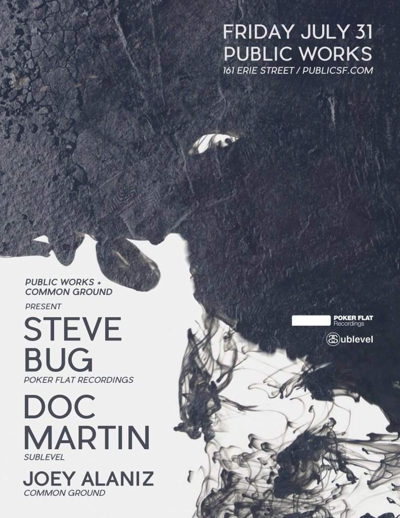 PW & Common Ground present Steve Bug & Doc Martin - Página frontal