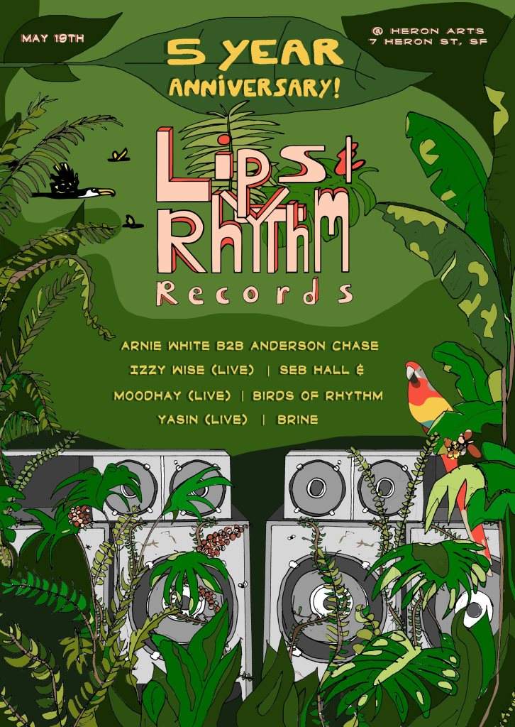Lips & Rhythm Records: 5 Year Anniversary - Página trasera