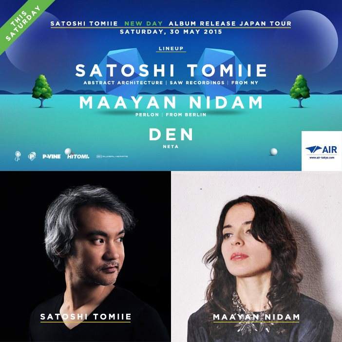 Satoshi Tomiie 'New Day' Release Japan Tour 2015 - フライヤー表