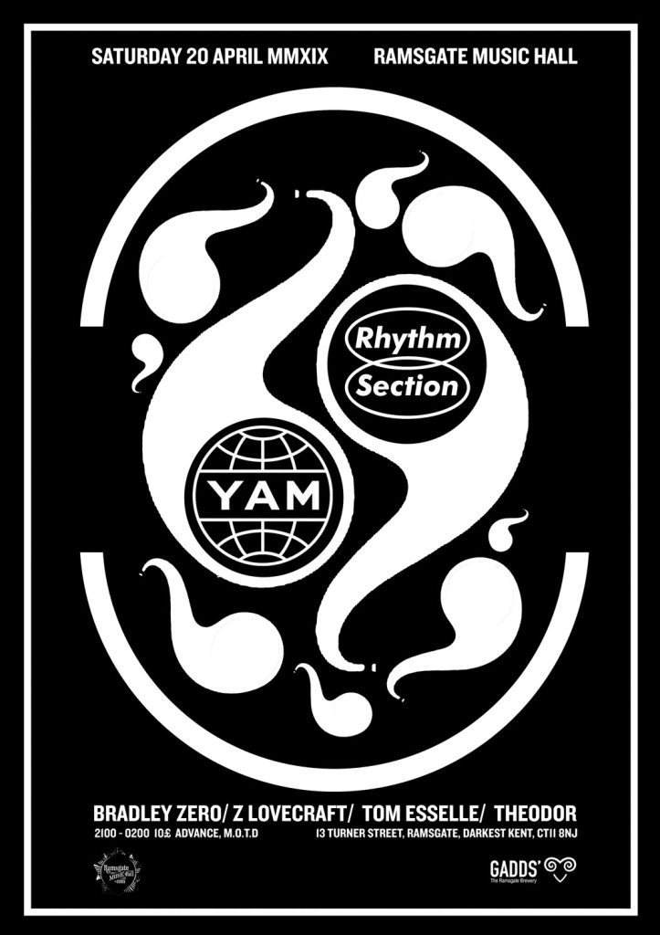 Rhythm Section & YAM Records - Página frontal